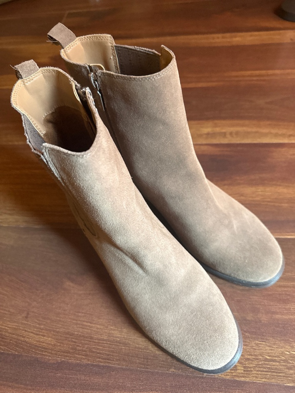 BLONDO Sonali Suede Waterproof Heeled Boots Size 9